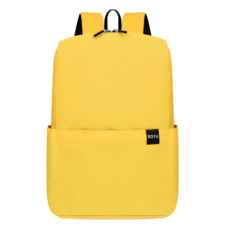 Processing custom logo backpack colorful travel bag men's and women's lightweight sports backpack campus size book bag