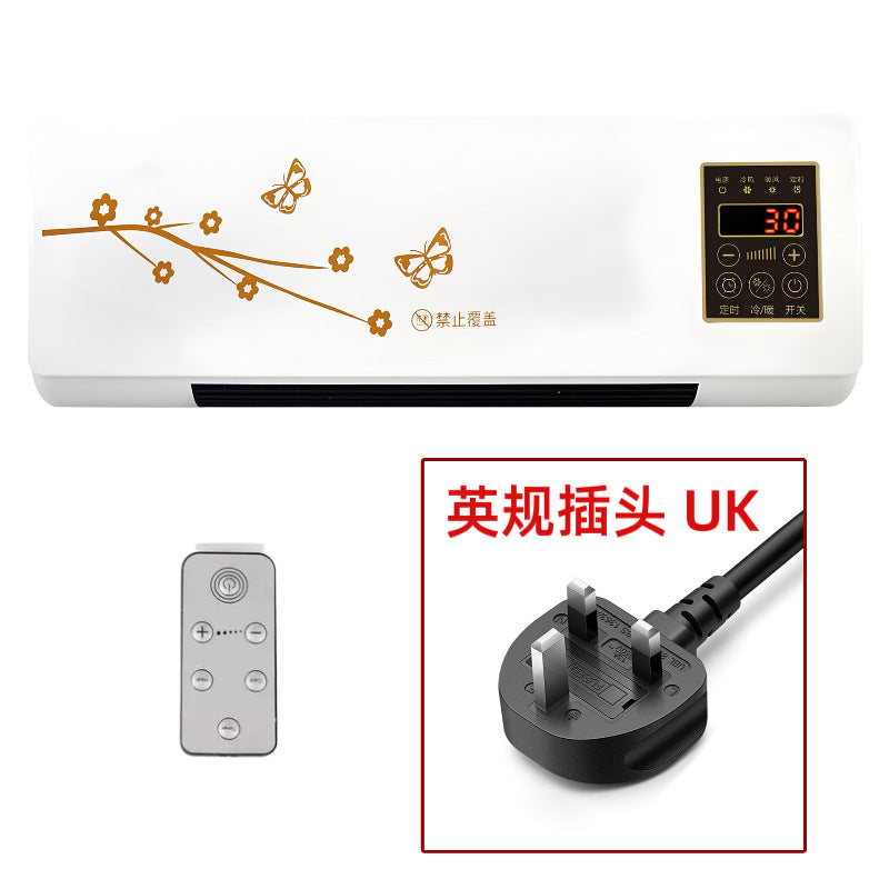 Wall-mounted fan heater electric heater for home wall-mounted desktop small bathroom bathroom heater cross-border in stock
