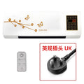Wall-mounted air conditioner/heater with uk plug - gold finish