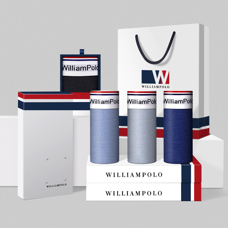 Emperor Paul men's underwear summer antibacterial breathable boxer shorts seamless Xinjiang long-staple cotton boxers