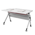 Practical multi-purpose training table, mobile silent office desk, foldable table, minimalist office splicing conference table