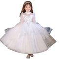 European and american style girls' dresses - princess gowns for piano recitals, hostess performances, little girl runway shows, and birthday parties - in stock