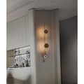 Modern minimalist light luxury long arm wall lamp - designer style for hotel, villa, front desk, and private room