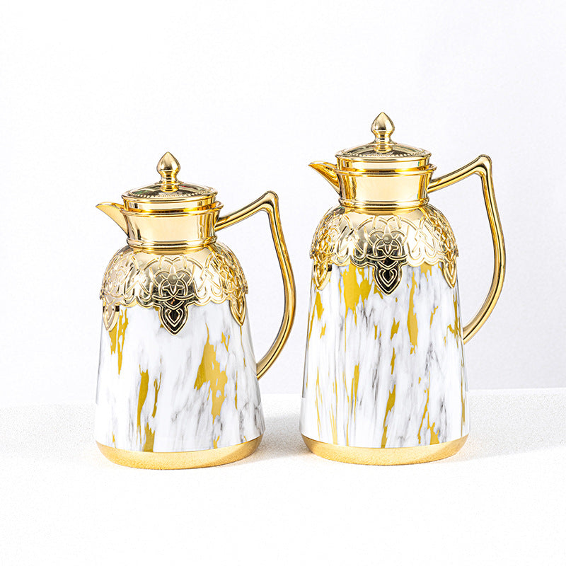 Wholesale gifts coffee pot thermos pot for home large capacity european style coffee pot