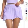 new arrivalfashion tennis skirt pleated skirt yoga fitness skirt fashion tape quick-drying skirt skirt yoga wear