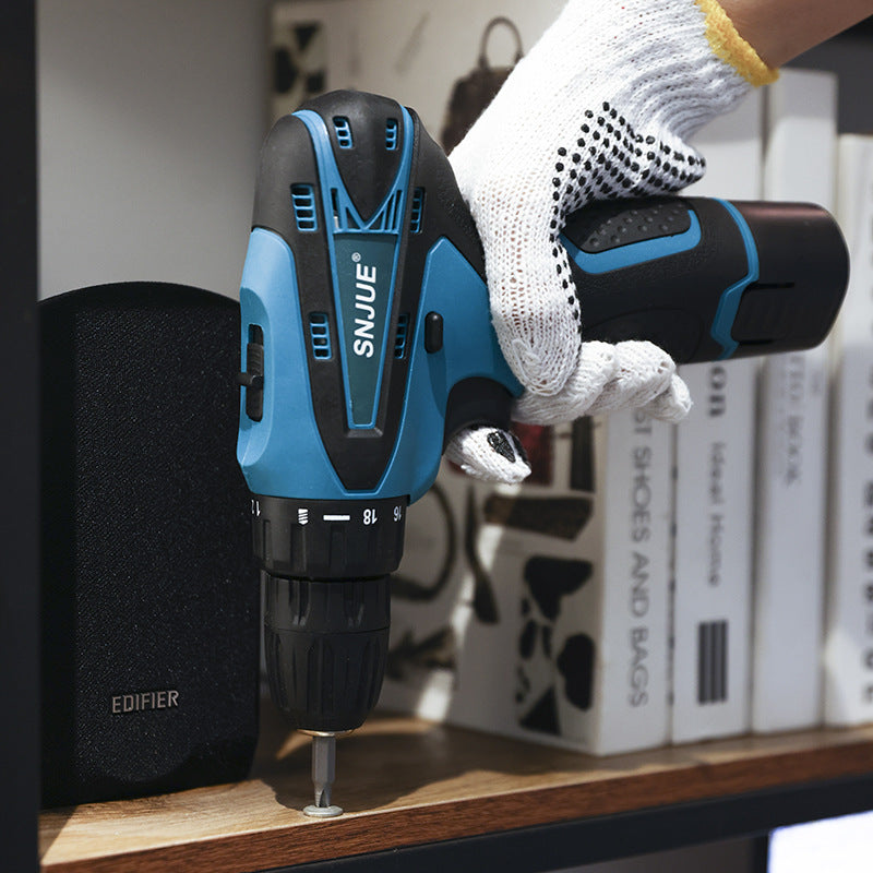 12V lithium battery drill electric screwdriver electric wrench charging hand electric drill brush hand electric drill electric screwdriver pistol drill