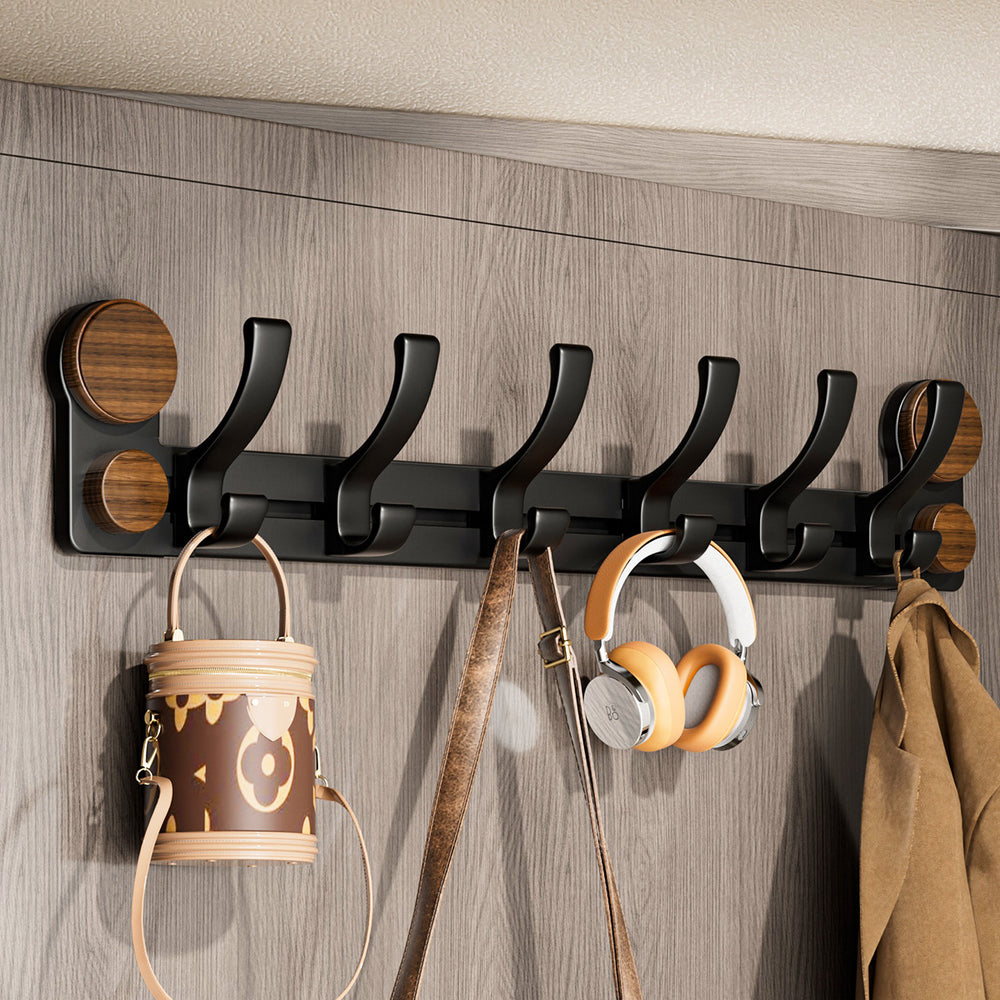 Suction cup door rear hook, no punching, strong load-bearing, vintage style bathroom adhesive coat hook, coat rack, traceless adhesive hook