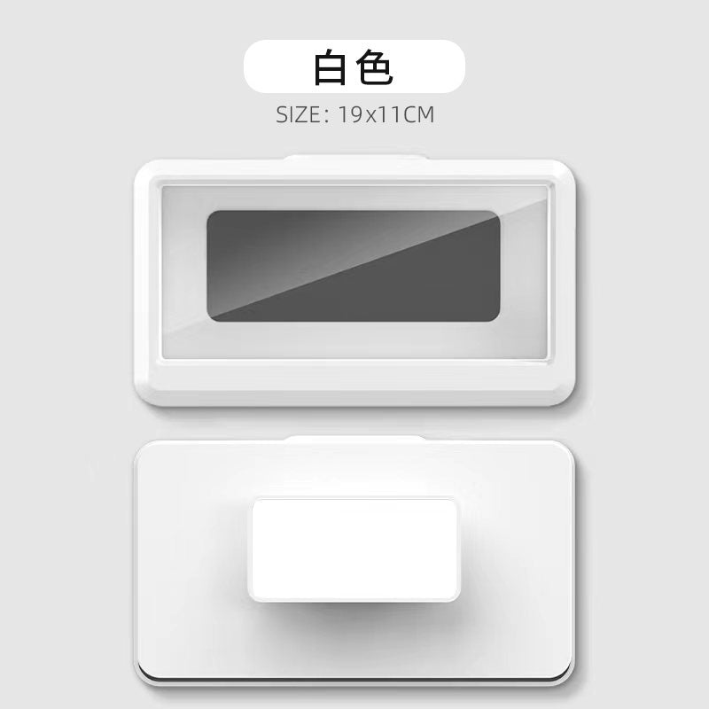 Bathroom waterproof mobile phone box can be folded and rotated to adjust bathing, watching TV, toilet chasing dramas can be rotated to hang on the wall