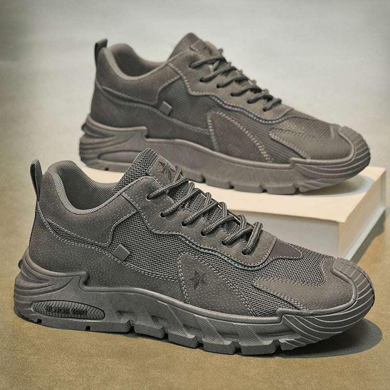 Workwear men's shoes 2026new arrivalspring outdoor work site work labor protection sneakers non-slipabrasion resistant breathable trendy shoes