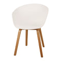 Plastic chair modern casual restaurant stool all solid wood popular back chair coffee shop sales office negotiation chair