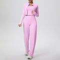 High-waisted, slim-fit, butt-lifting yoga set - cloud-like comfort, quick-dry, breathable activewear for outdoor running and fitness (3-piece)