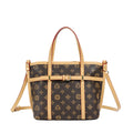 Classy retro old flower bag for women 2025 tote bag large capacity work clothing shoulder crossbody bag satchel bag bucket