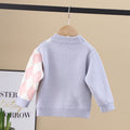 Winternew arrivalfleece-linedkidssweaterboys and girls cartoon flap pocket pants bear bottom k-styleknitting shirt