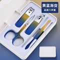 German stainless steel angled edge nail clipper set - wholesale available, starting from one piece. complete manicure and pedicure tool kit with storage box