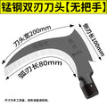 Manganese steel double-edged blade [without handle]