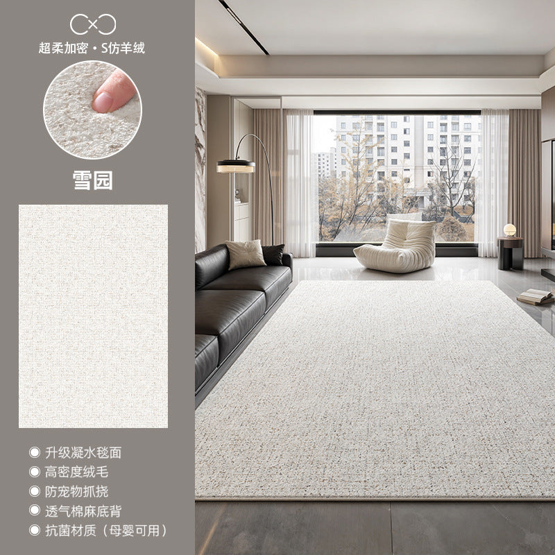Distributed carpet living room new arrival no-wash and wipeable accessible luxuryclassy waterproof and stain-resistant floor mat modern casual bedside blanket