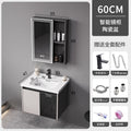 Bathroom thickened space aluminum honeycomb bathroom cabinet wash basin wash storage cabinet waterproof moisture-proof smart beauty mirror