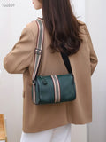 Factory wholesale genuine leather women's bags 2024 new fashion boston pillow bag top layer cowhide shoulder crossbody bag