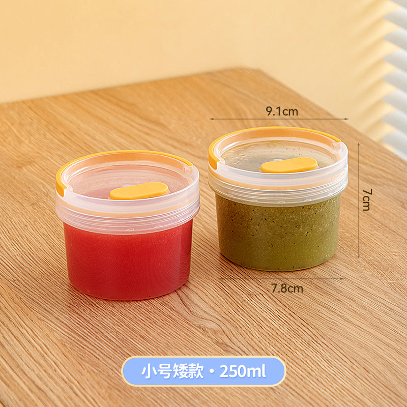 Kitchen Portable Food Sealed Jar Oat Cup Classification Baby Baby Supplementary Food Box Plastic Portable Transparent Storage Box