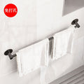 Wholesale stainless steel towel rack - no drilling required, wall-mounted bathroom accessory, single/dual towel bar