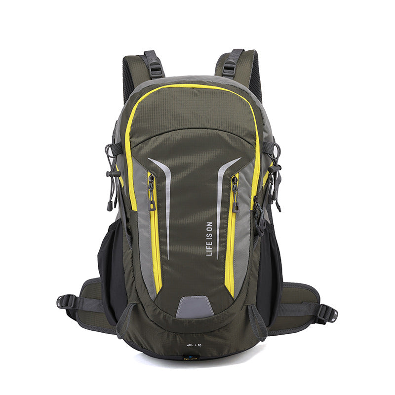 New quality nylon hiking backpack large capacity splash-proof mountaineering bag outdoor bag cycling bag sports backpack