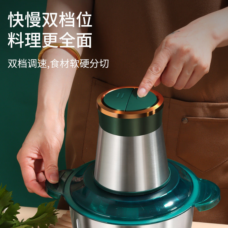 Meat grinder small for home 3 liter stainless steel meat grinder food processor electric stuffing machine kitchen meat grinder