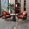 Luxury casual office hotel lobby reception area negotiation table and chair set, sales office lounge area reception sofa combination