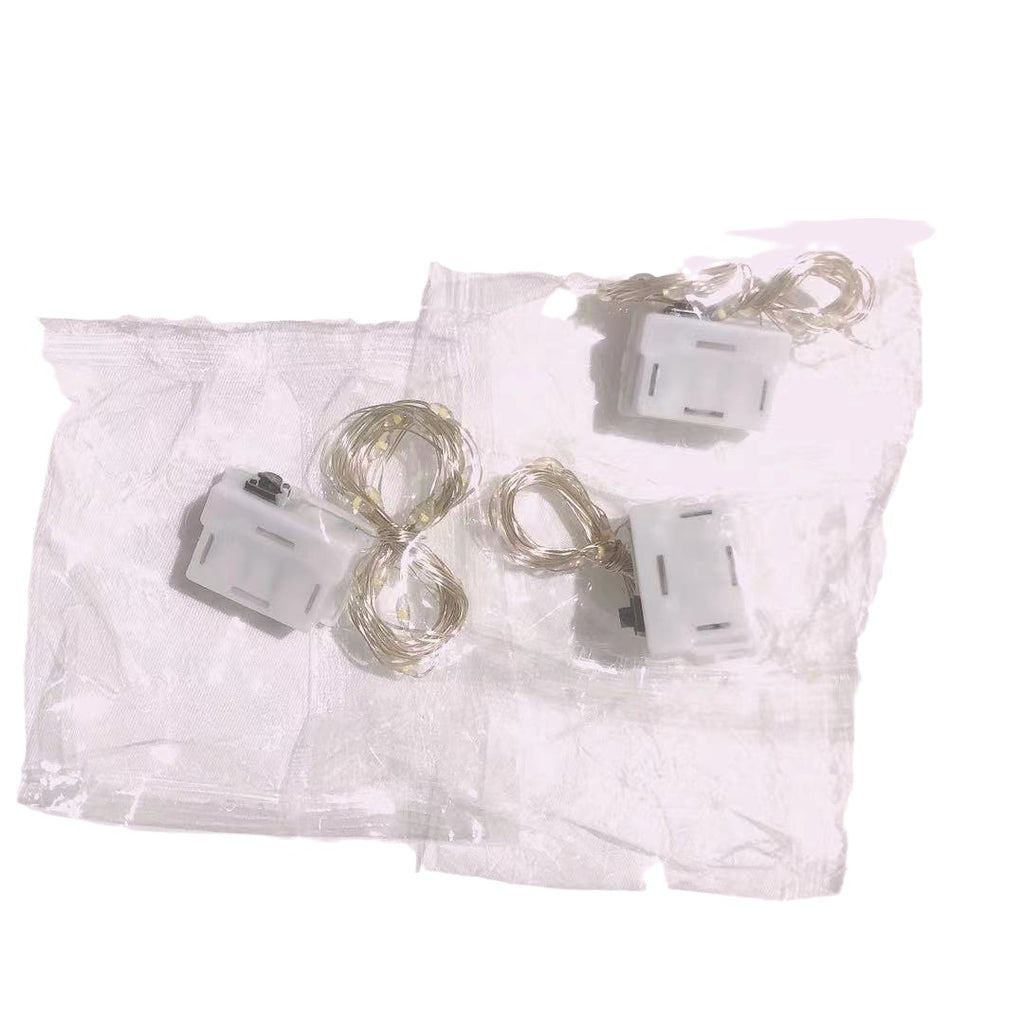 LED luminous light string three-function three-gear cake gift box bouquet luminous light strip light string warm white light strip lantern