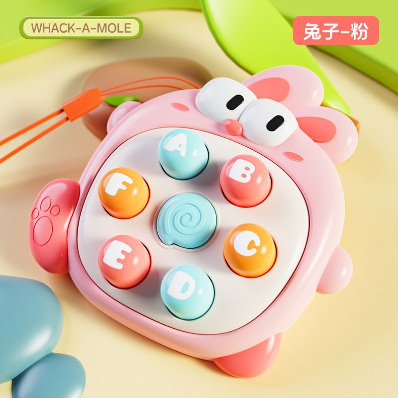 Mini handheld whack-a-mole game, a fun and educational finger toy for babies and toddlers, suitable for both boys and girls