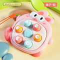 Mini handheld whack-a-mole game, a fun and educational finger toy for babies and toddlers, suitable for both boys and girls