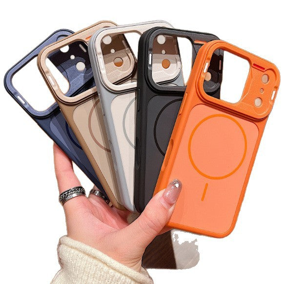 Large window changes in seconds to 17 imitation original magnetic suction apple iphone17promax high-end mobile phone case apple 11 cross-border