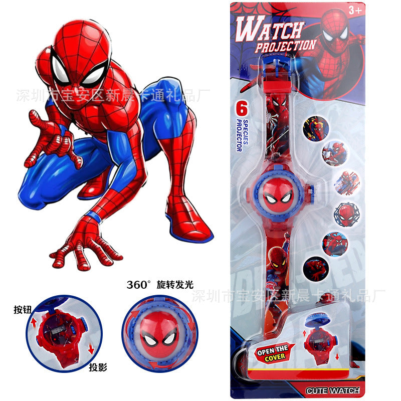 2025 new children's light-up spinning top watch - flashing creative rotating top watch - kindergarten small gift toy