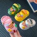 Kids slippers summer girl baby indoor soft bottomnon-slip cartoon cute sandals slippers boy beach hole sandals