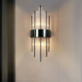 Accessible luxury style crystal wall lamp casual living room tv background wall bedroom bedside corridor aisle staircase wall lamp