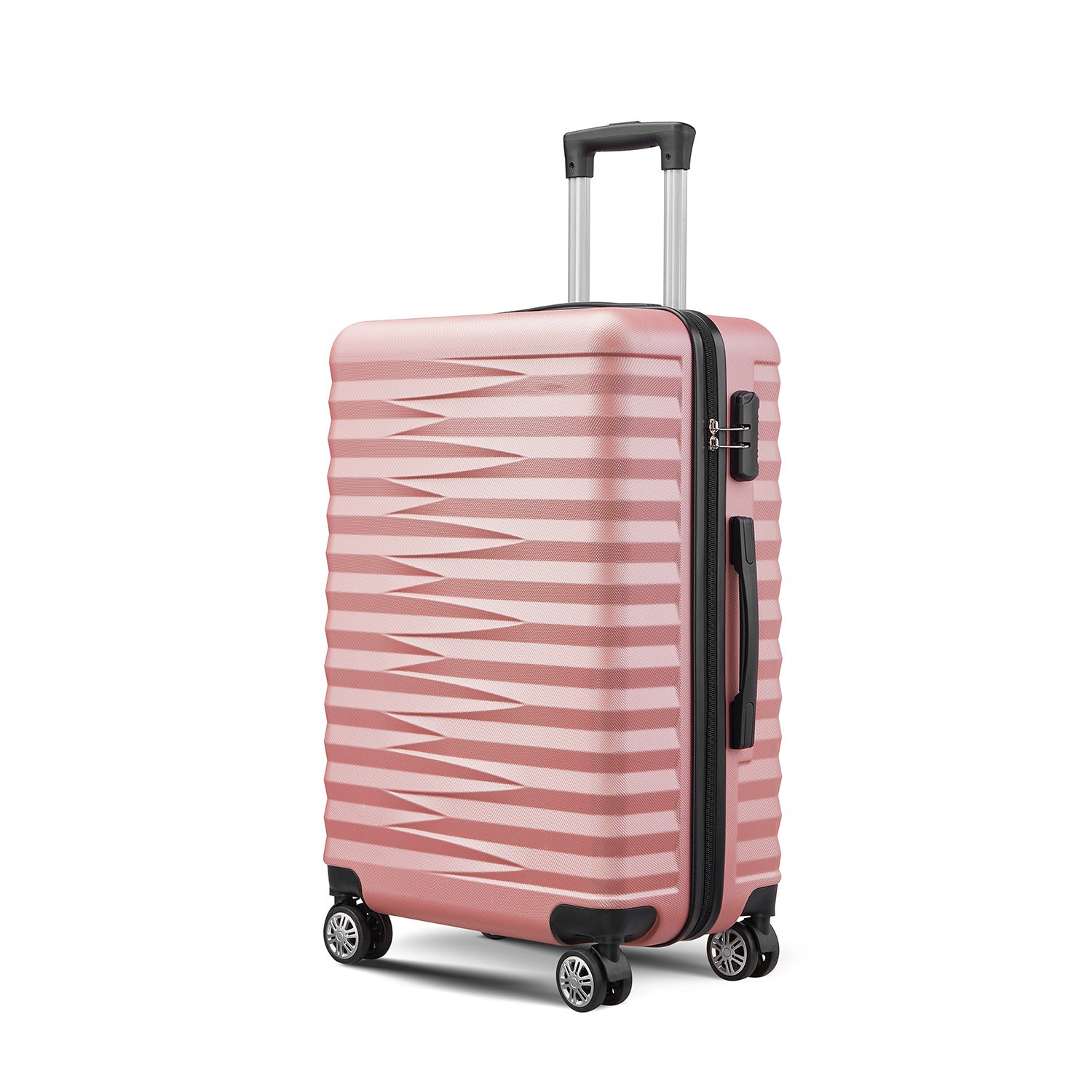 Manufacturer customizes three-piece suitcase,  boarding password trolley case, large-capacity universal wheel  suitcase