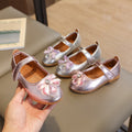 Spring & fallnew arrivalgirl leather shoes velcro princess shoes baby flatskids leather shoes bows soft bottom children's leather shoes