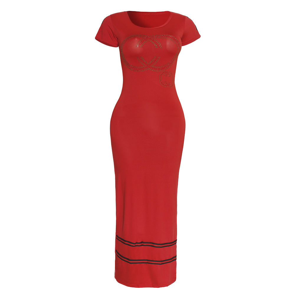 supply   simple and elegant silm hip pencil skirt multi-color optional hot diamond pure color