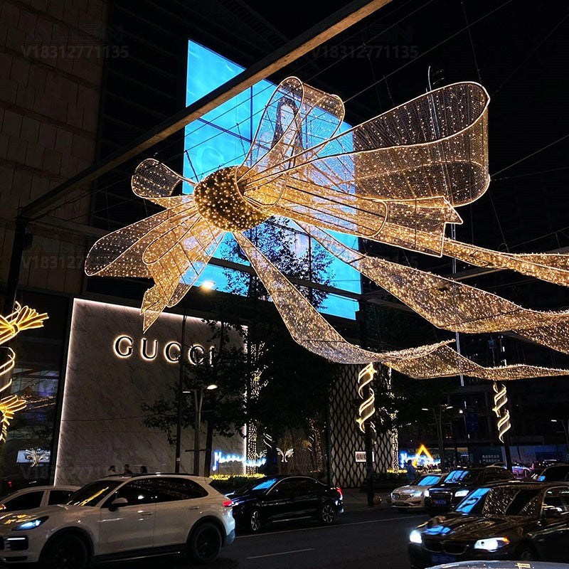 Big light bulb cultural tourism night tour landscape light Meichen installation space art park scenic landscape lighting installation