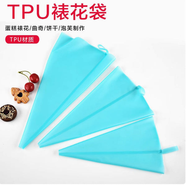 Spot direct sales Thickened TPU silicone piping bag, cake cookie cream bag DIY flower extrusion tool can be used repeatedly