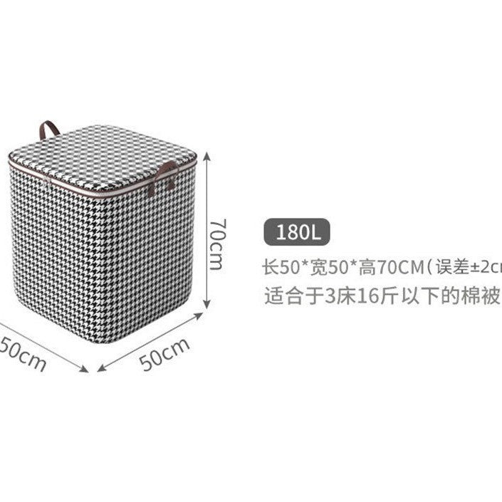 Qiandongge oversized storage bag, reinforced handle, Big Mac, thickened dustproof and moisture-proof, seasonal clothing, quilt storage bag