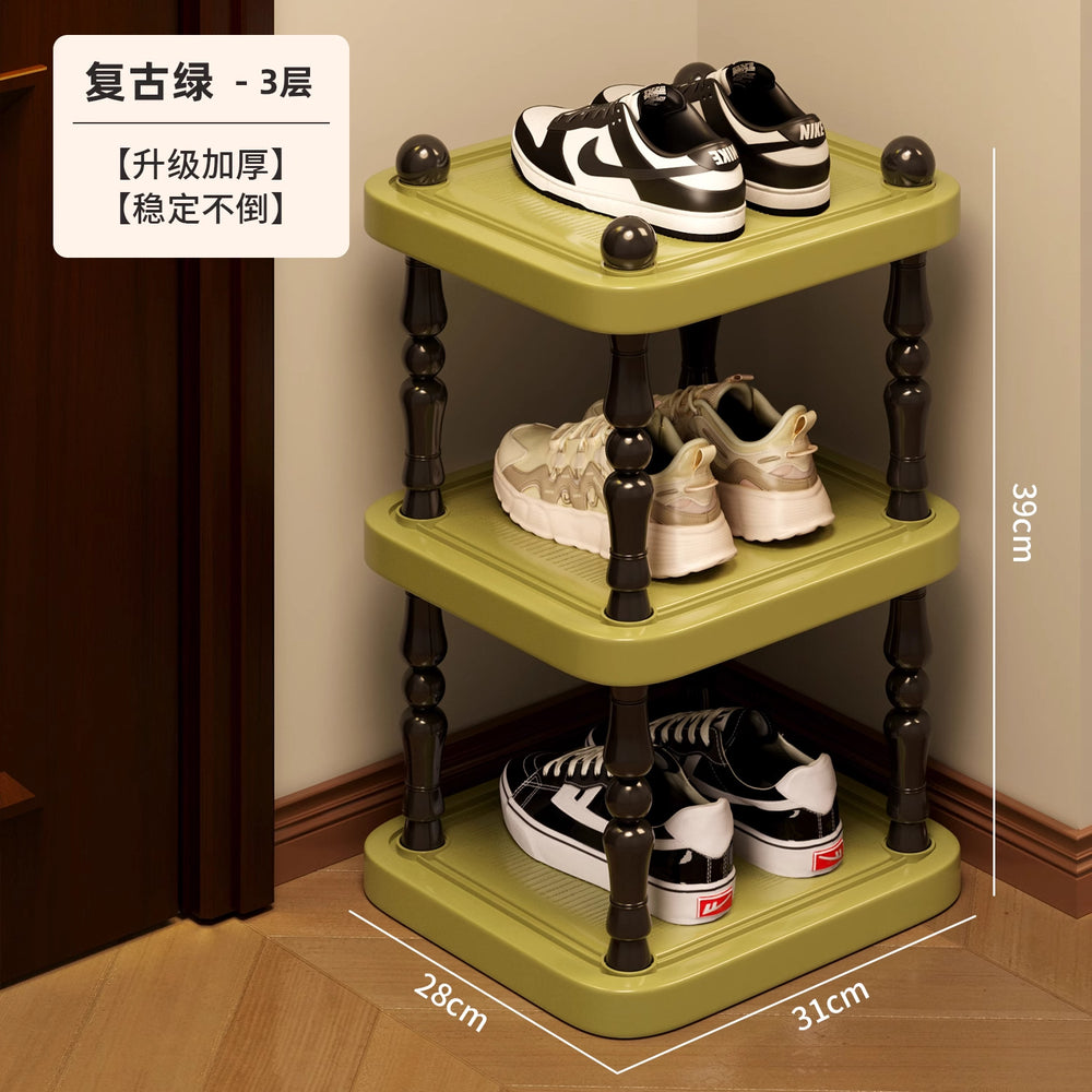 Shoe rack for home door multi-layer shoe cabinet simple storage rack rental room dormitory entrance door shoe storage handy gadget