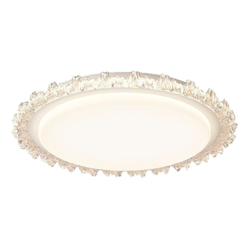 [Strict Selection] 2025 New French Light Luxury Atmospheric Romantic Master Bedroom Light Room Crystal Eye Protection Ceiling Light