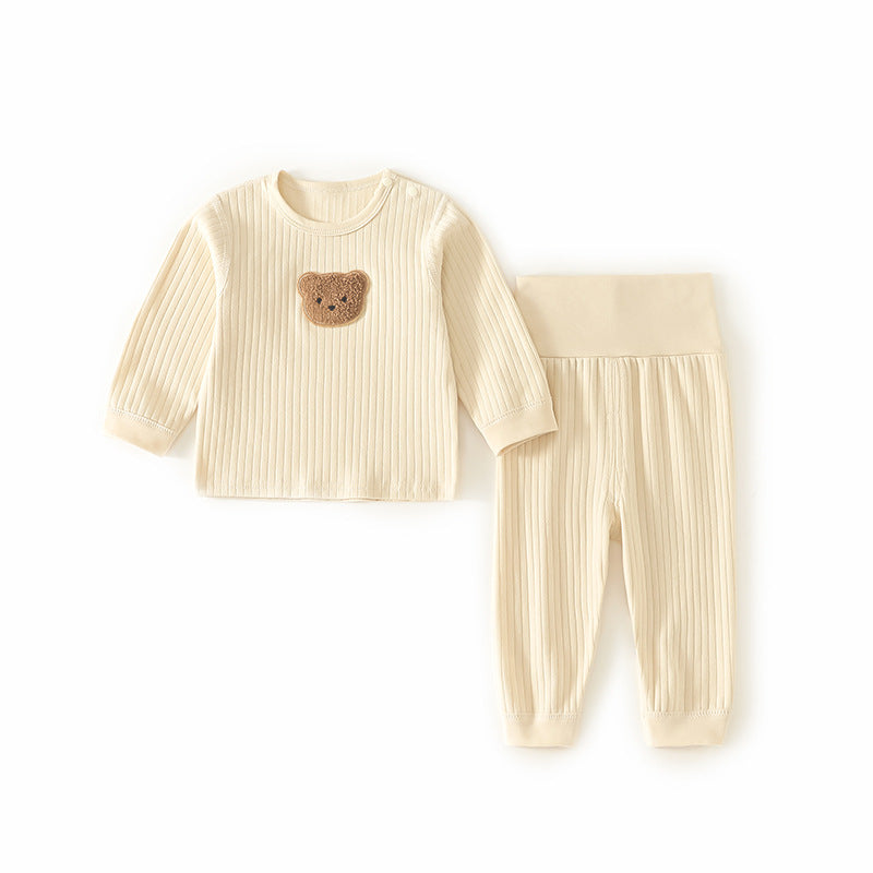 Baby autumn clothessuit cotton spring & fall pajamaskidsintimatesbaby clothes boys autumn pants girls cotton heattech