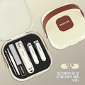 Portable anti-splash nail clipper set, stainless steel material wholesale