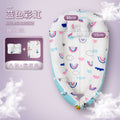 Blue rainbow + pillow changing pad storage bag