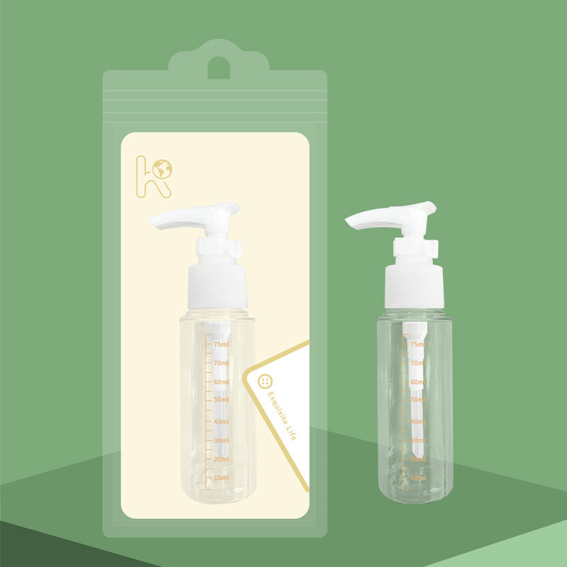 Colorful fenling travel empty bottle 50ml pet cosmetic refill bottle travel business spray bottle beauty plastic bottle