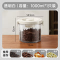 Food-grade airtight storage jars - tea canisters, grain containers, household storage, kitchen containers, vacuum sealed jars