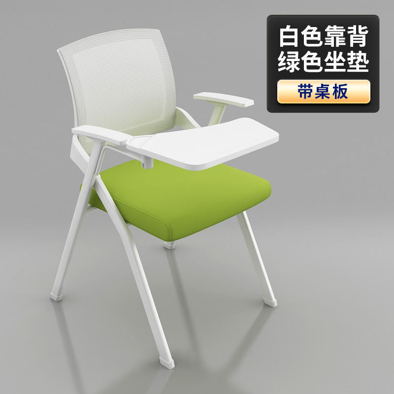 Conference writing board table and chair office chair all-in-one conference room meeting foldable chair foldable training chair with table board chair