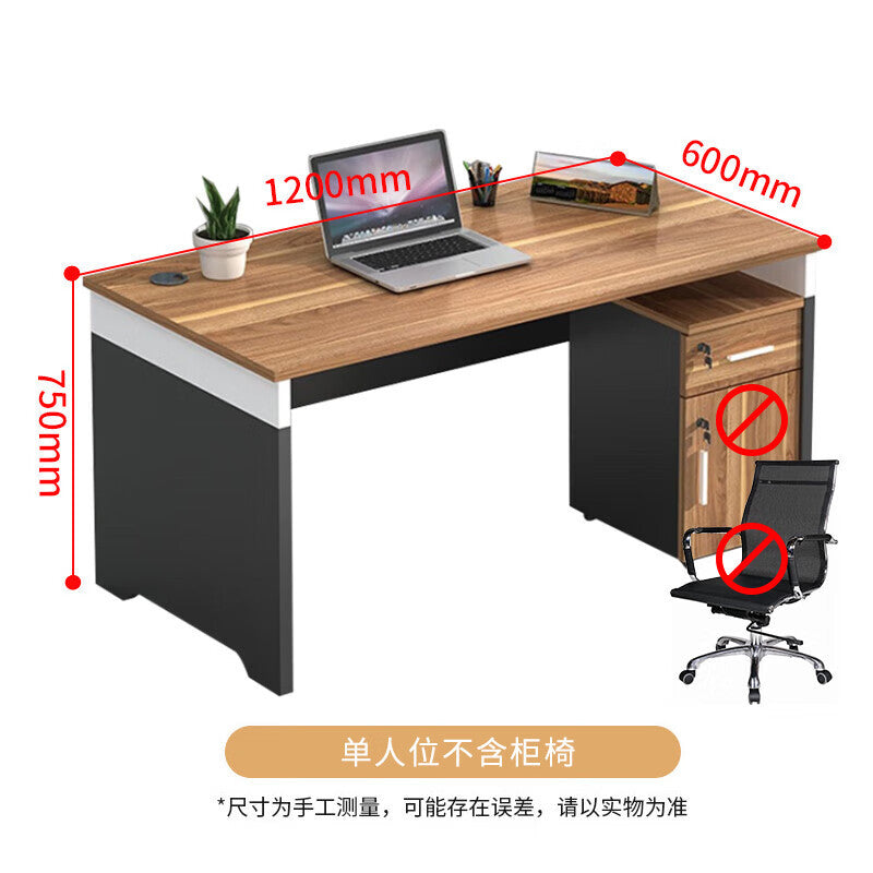 Saint li office desk and chair set - partitioned workstation for employees