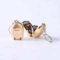 Exclusive portable ultra-small foldable nail clipper german style nail clipper single keychain mini flip nail clipper